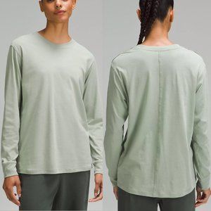 LULULEMON All Yours Pima Cotton Relaxed-Fit Long-Sleeve Shirt (Palm Court)